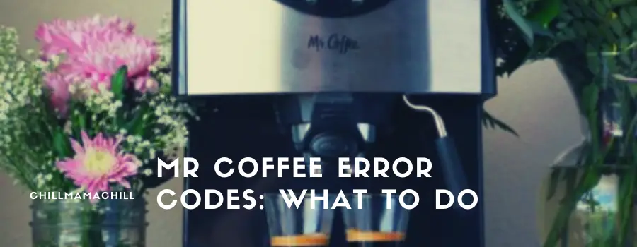Mr Coffee Error Codes: What to Do